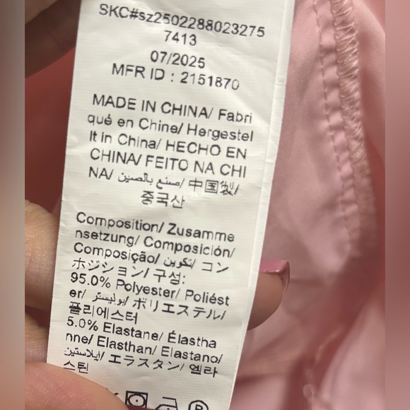 SHEIN Mini Skirt Skort Womens Size 6 Medium Pink Bows - Picture 4 of 15